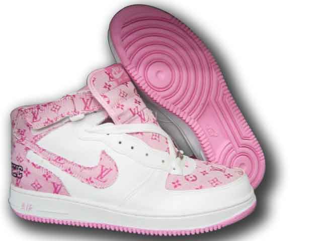louis vuitton air forces pink